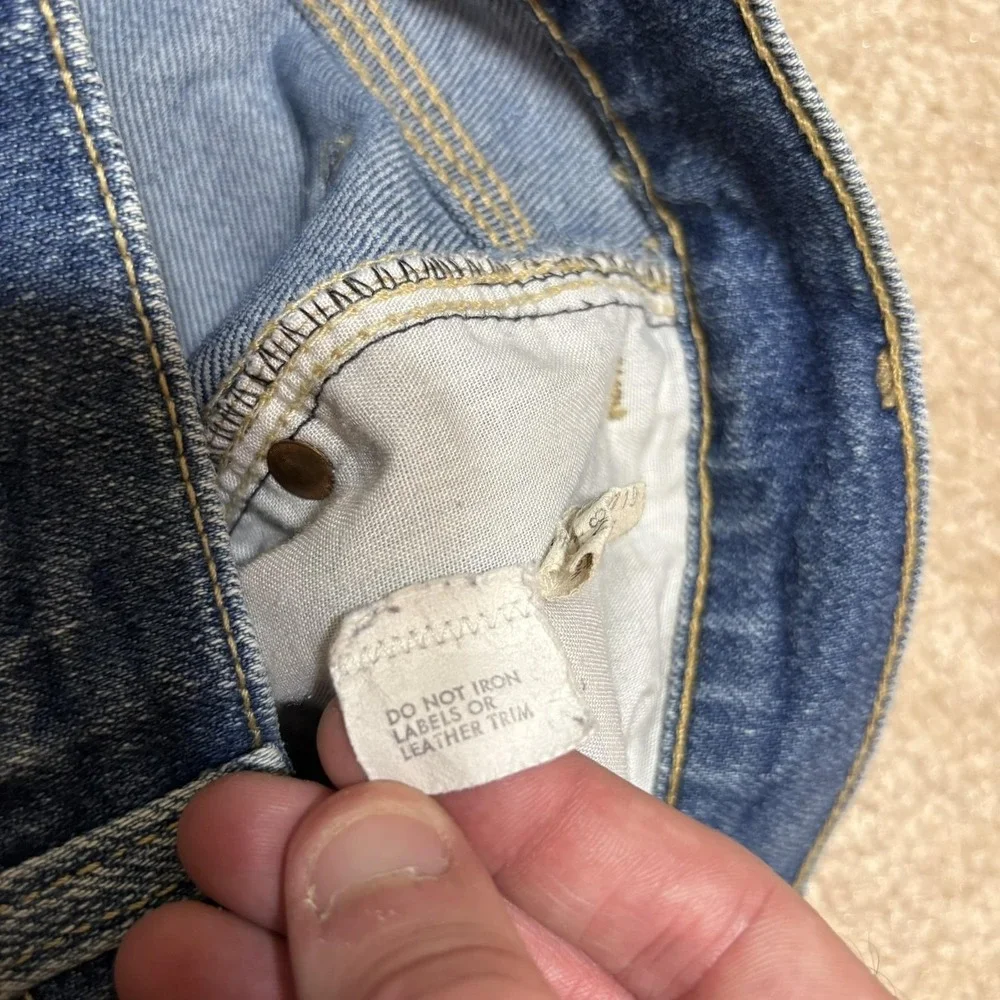 Vtg 70s Levis Movin On Jeans 29x30 Blue Flare Bootcut Cowboy Denim Talon Zip USA